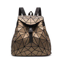 Women Laser Colorful Backpack School Hologram Geometric Fold Student School Bags For Teenage Girls holographic sac a dos New