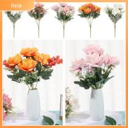 1 Bouquet Artificial Flowers Realistic Artificial Silk Freesia Flowers