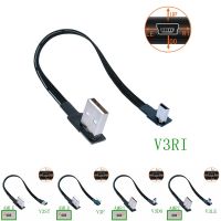 0.05M 0.1M 0.2M 0.5M USB Data Cable A Male to Mini USB B 5Pin Male 90 Degree UP / Down / Left / Right Angle Adapter Charge Sync