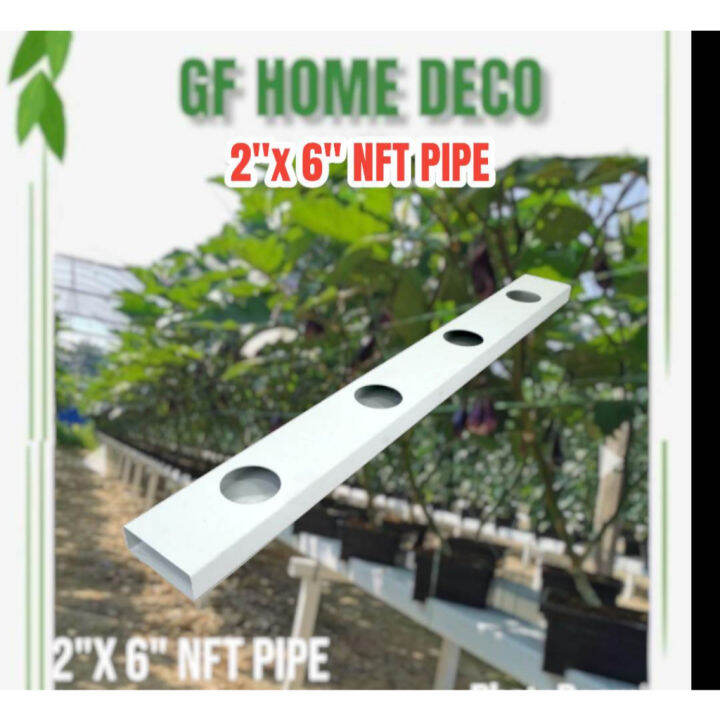 BIG 2'' X 6'' HYDROPONIC PIPE/NFT CHANNEL Hydroponic Pipe / Fertigasi