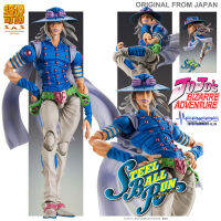 Model โมเดล ของแท้ 100% Medicos Entertainment JoJos Bizarre Adventure Part VII Steel Ball Run โจโจ้ ล่าข้ามศตวรรษ 7 สตีล บอล รัน Gyro Zeppeli ไจโร่ เซ็ปเปลี่ เซปเปลลี่ Second Ver Original from Japan ฟิกม่า ขยับแขน-ขาได้ ของขวัญ อนิเมะ การ์ตูน ฟิกเกอร์