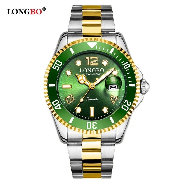longbo-80430นาฬิกาธุรกิจ-นาฬิกาผู้ชาย-นาฬิกาแฟชั่น-ตัวเรือนสแตนเลส-สายสแตนเลส-กันน้ำ-นาฬิกาควอตซ์-ประกัน-1-ปี-สต๊อกท้องถิ่น