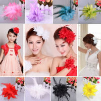 Fashion Feather Bead Corsage Can Be Easily Fluffed Up Suitable For Women And GirlsFashion Feather Bead Corsage Can Be Easily Fluffed Up Suitable For Women And Girls S6-AK-TH