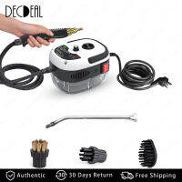 2500W แบบพกพามือถือ Steam Cleaner อุณหภูมิสูงแรงดันไอน้ำเครื่องทำความสะอาดพร้อมหัวแปรงสำหรับเฟอร์นิเจอร์ห้องครัวห้องน้ำ Car