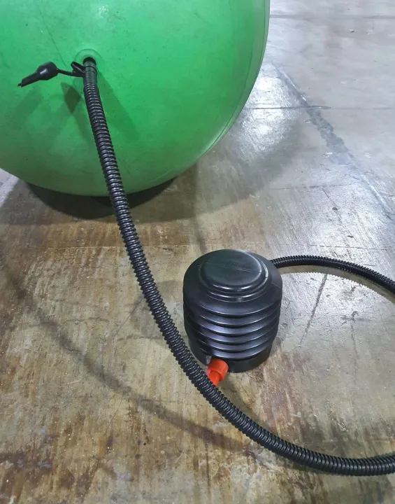 ENSAYO Plastic FOOT PUMP For Balls Inflatables Easy Air Release Nozzle