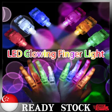 Buy Led Finger Laser Flashlight for Kids and Adults Light Up Finger Ring  Toys for Halloween Party, Raves, Concert Shows 8 finger/set Online
