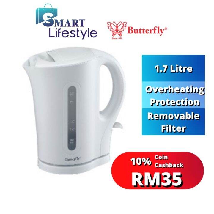 Butterfly 1.7 Litre Electric Jug Kettle BJK2820 Lazada