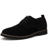 M-anxiu PU Suede Leather Suede shoes Black Brown Soft Shoes Oxford Men Shoes 2020 Leisure Male Formal Shoes Plus Size 38-48