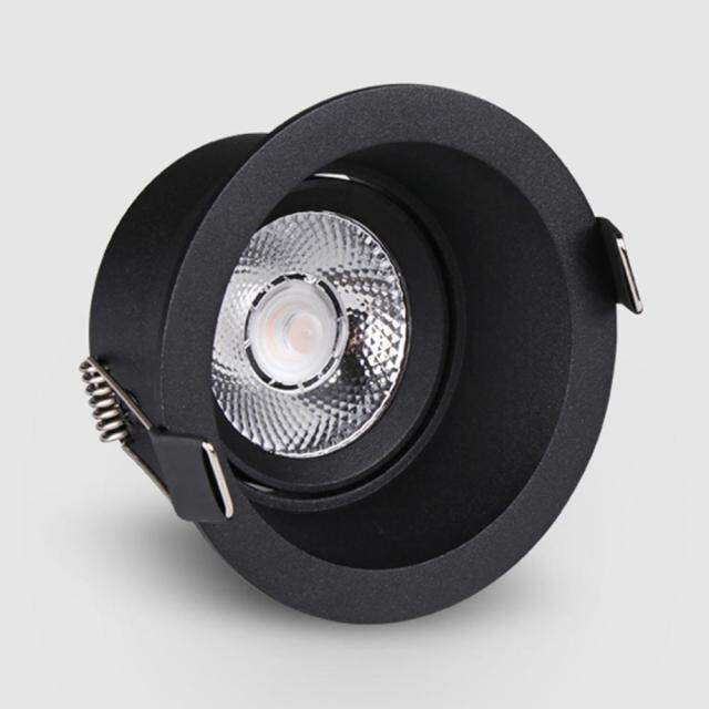 Modern Design White Black Round Led Ceiling Light Adjustable Lamp