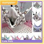 KUANGQIAN Ferret Rat Warm Hanging Pet Hammock Hamster Cage Squirrel Beds