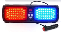 Visor Strobe LED Light Bar Interior Windshield Sunvisor Lamp Emergency Warning Flashing Lights for Volunteer Vehicles Trucks