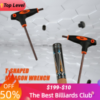 บิลเลียด T-Shaped Hexagon ประแจซ็อกเก็ต Spanner น้ำหนัก Bolt Assembly เครื่องมือสำหรับ Konllenfury Pool Cue บิลเลียดอุปกรณ์เสริม