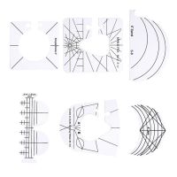 Pack of 6 Special-shaped DIY Quilting Templates Reliable Transparent Exquisite Sewing Accessories Quilting Supplies Quilting