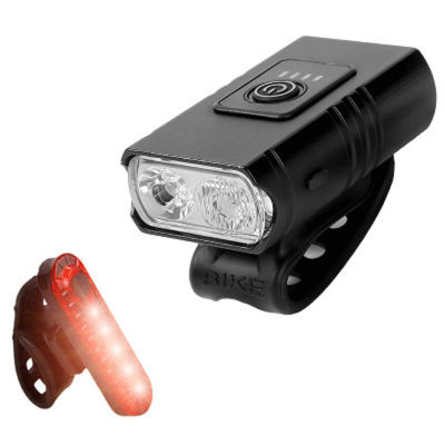 ไฟ LED ไฟจักรยาน1000LM ชาร์จไฟได้ USB หน้าจอชุดไฟหน้ารถจักรยานจักรยาน MTB GUDE001ใหม่