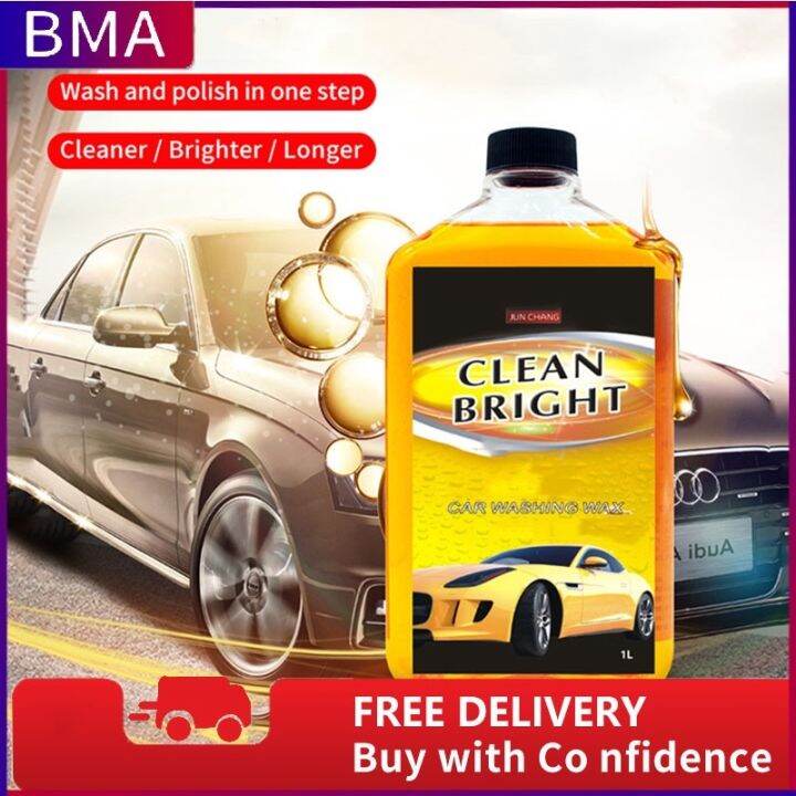 Auto Car Wash Wax 3 In 1 Paint Care 1000ml Polishing Paste Hydrophobic