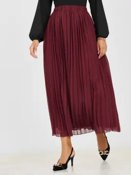 Shop Chiffon Skirt Pink with great discounts and prices online