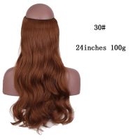 Shangke Invisible Natural Hair Extensions Fake Hair With Hair Line For Women Invisible Hair Line Synthetic Hair Extensions