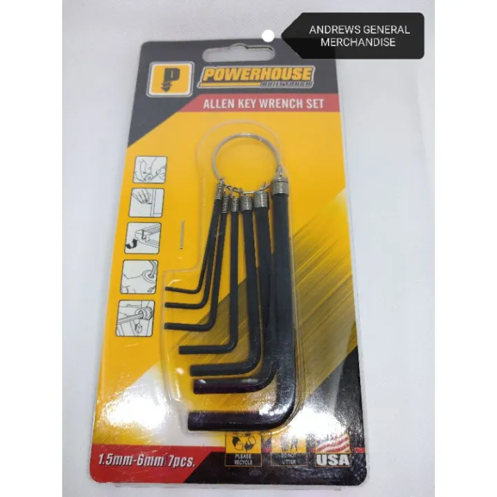 POWERHOUSE ALLEN KEY WRENCH SET Lazada PH