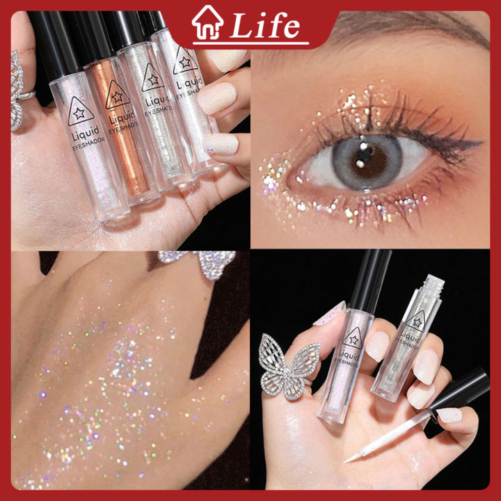 Liquid Highlighter Eyeshadow Glitter Sequins Eyeliner Eye Shadow