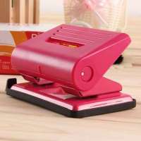 Hole Puncher มาตรฐาน Double Hole Puncher Office Puncher พร้อม Scale อุปกรณ์เครื่องเขียนสำนักงาน