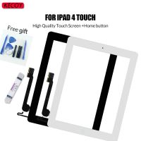 1Pcs Touchscreen For iPad 4 A1458 A1459 A1460 Front Touch Screen Glass Digitizer Panels Replacement Assembly With Button Tools