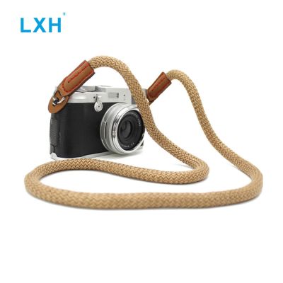 ♝✕● LXH Vintage canvas camera strap for Sony Nikon Leica Canon Fujifilm X100F X-T20 X-T10 X-T2 X70 X-Pro2 X-E2S X-E2 X-E1