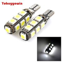 หลอดไฟ LEDรถยนต์สีขาว Canbus 4 * T10 T10 13 Smd 5050สว่างมาก194 168 2825ลิ่ม Led สำหรับไฟหน้ารถ