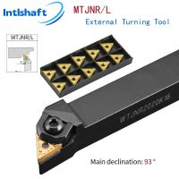 Intlshaft External Turning Tool Holder WTJNR2020K16 WTJNR 616H16 WTJNR2525M16 TNMG Carbide Inserts Lathe Cutting Tools Set