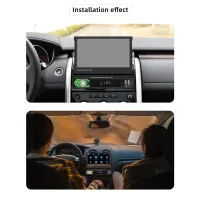 1 Din 7Inch Car Retractable Screen Wireless CarPlay Android Auto Car Portable Radio Bluetooth MP5 FM Receiver the Host