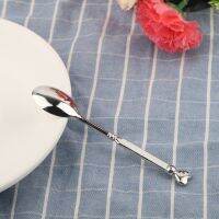 【ราคาถูกสุด】 【Biggest Discount + High Quality】 แฟชั่น Dessert Ladle Scoop VINTAGE Heart Shaped ช้อนกาแฟช้อนขนมหวานขนมตักช้อน