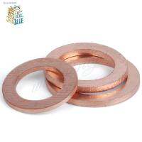 ✈✸☈ 10Pcs DIN7603 M12 M13 M13.5 M14 M16 M17 M18 Thickness1.5mm Copper Sealing Washer For Boat Crush Washer Flat Seal Ring Fitting