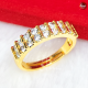 F23 แหวนแท่งเพชร แหวนปรับขนาดได้ แหวนเพชร แหวนทอง ทองโคลนนิ่ง ทองไมครอน ทองหุ้ม ทองเหลืองชุบทอง ทองชุบ แหวนผู้หญิง