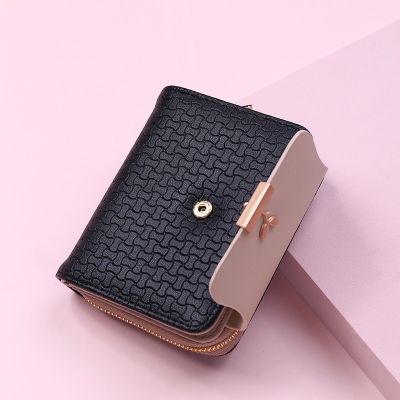 ZZOOI New Fashion Leaf Women Wallet Zipper Large Capacity Clutch Bag Brand Designed Leather Mini Small Coin Purse Female Card Holder