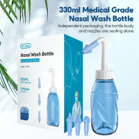 Dr.Isla YT330 อุปกรณ์ล้างจมูก WATER PULSE NASAL WASH SYSTEM ขวดล้างจมูกวอเตอร์พัลส์ (สีฟ้า) ขนาดบรรจุ 330 ml สำหรับผู้ใหญ่และเด็ก ล้างจมูก  ขวดล้างจมูกทำความ