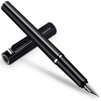 เดลี่โลหะน้ำพุปากกาปากกาหมึก0.5มิลลิเมตร S668EF เขียนได้อย่างราบรื่นนักเรียนเด็กเครื่องใช้สำนักงานเครื่องเขียน3สี