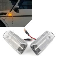 2Pcs LED Dynamic Side Marker Lights Turn Signal Blinker Lamp for Mercedes-Benz W460 W461 W463 G500 G550 G55 G65