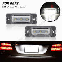 สำหรับ Benz ML-Class W163 W164 GL-Class X164 R-Class W251เบนซินรุ่น2ชิ้น LED จำนวนแผ่นไฟไม่มีข้อผิดพลาดโคมไฟป้ายทะเบียน