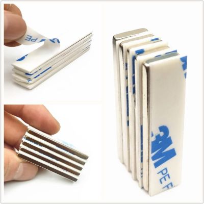 Fridge magnet neodymium magnet strips/Magnetic knife block magnet/Neodymium Block Square Craft Magnet/3m adhesive magnets