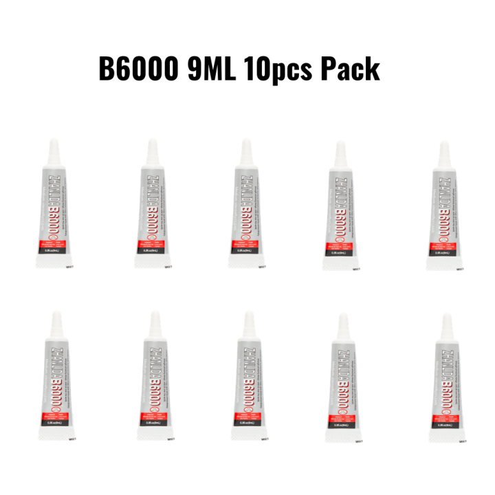 Zhanlida B6000 Pack Of 10 Clear Contact Adhesive With Precision ...