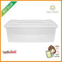 กล่องฝาปิด UNI-WARE 4892 26.5x39.5x13 ซม. สีขาวBOX WITH LID UNI-WARE 4892 26.5X36.5X13CM WHITE **ด่วน ของมีจำนวนจำกัด**