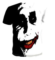 3 d printing digital printing short sleeve T-shirt clown series