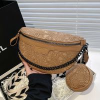 Designer Woman Chest Pack Retro Embroidery Belt Bag Coin Purse Luxury Lady Waist Bag Fashion Brand Shoulder Crossbody Chest Bags Running Belt