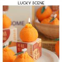 Tangerine Scented Candle DIY Gift Souvenir Small Gift Shoot Imitation Fruit Spring Festval Lucky New Year S01642