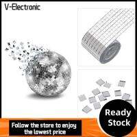 V-ELECTRONIC 5x5มม. กระเบื้องดิสโก้ ดีไอวาย กระจกสะท้อนแสง การตกแต่งงานฝีมือ ในร่มกลางแจ้ง