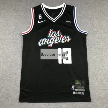 NBA_ Jersey City 75th Custom Printed Kawhi 13 George Paul 2