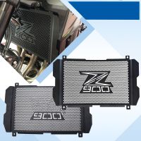 Z900ติดโลโก้อุปกรณ์เสริมจักรยานยนต์อะลูมิเนียมตะแกรงหม้อน้ำตะแกรงป้องกันฝาครอบป้องกันสำหรับ Kawasaki Z900 Z-900 2017 2018