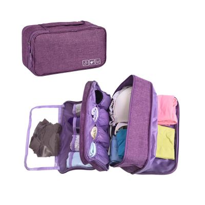 Multi-fonction Travel Underwear Storage Bag for Women Toiletry Bag Bathroom and Shower Organizer Kit Travel