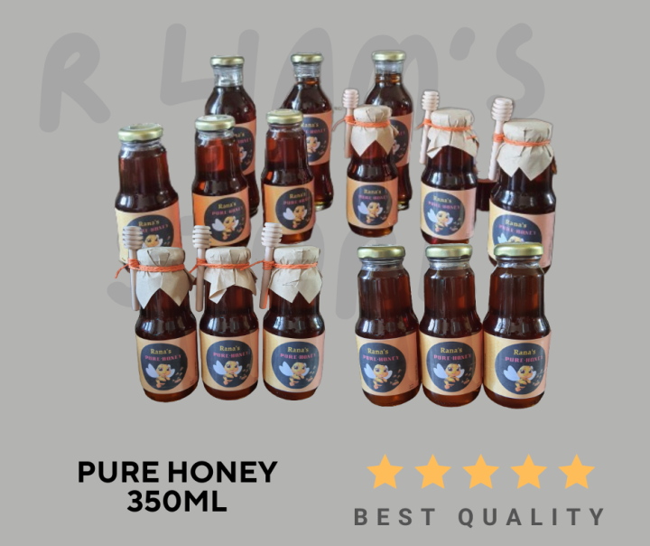 PURE HONEY IN A BOTTLE WITH WOODEN DIPPER | Lazada PH