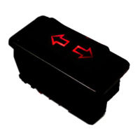 [Faster YG] 1PC Plastic Car Power window SWITCH พร้อมหลอดไฟอิเล็กทรอนิกส์ส่วนประกอบสากล