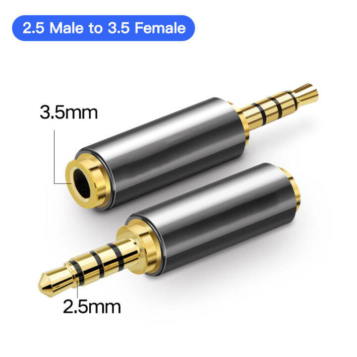 Jack 3.5 mm to 2.5 mm Audio Adapter 2.5mm Male to 3.5mm Female Plug